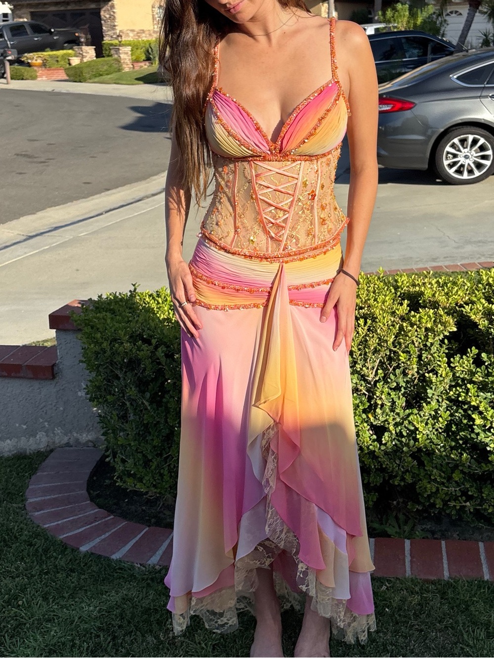 Y2K la femme Zara larsson fairy 2 piece matching set